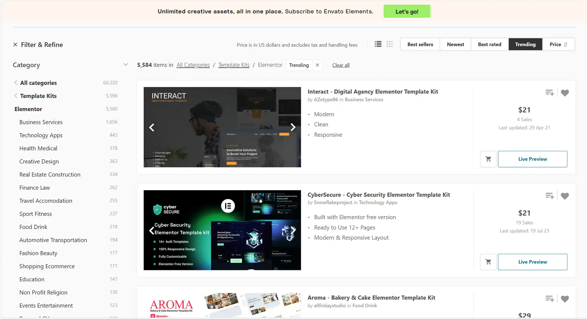 themeforest-Template Kits